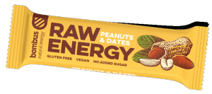 BOMBUS Raw energy - Peanuts+Dates 50g