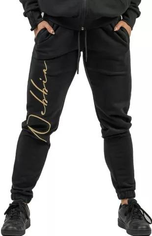 NEBBIA Women s High-Waist Joggers INTENSE Signature Gold